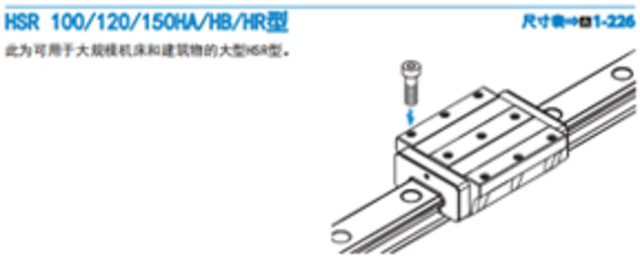 THK导轨滑块HSR-100/120/150HA/HB/HR